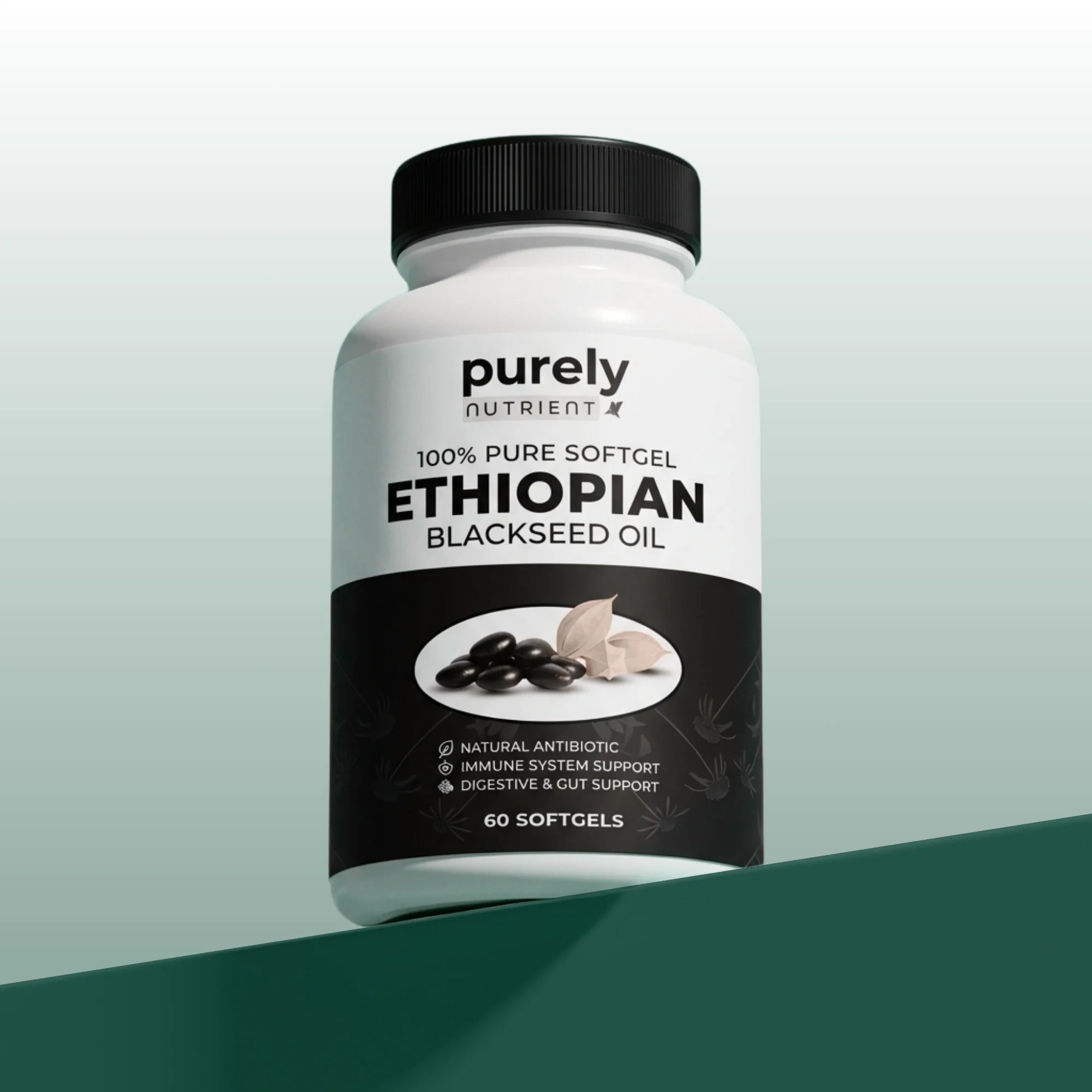 Purely Nutrient Ethiopian Black Seed Oil